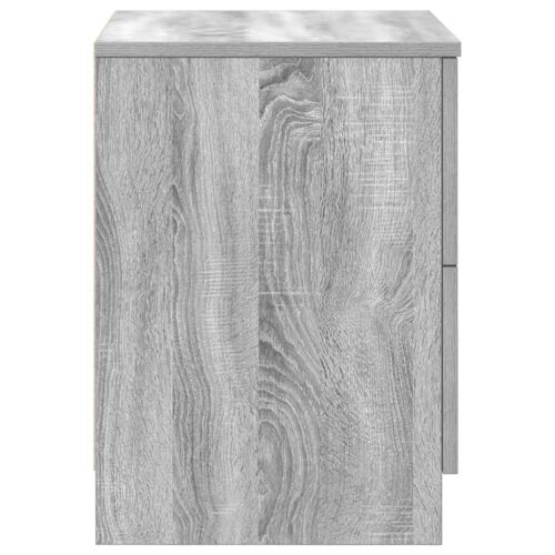 Noćni ormarić s 2 ladice sivi sonoma 40x36x50 cm - Sivi hrast sonoma 1 Cijena