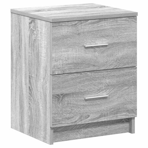 Noćni ormarić s 2 ladice sivi sonoma 40x36x50 cm - Sivi hrast sonoma 1 Cijena