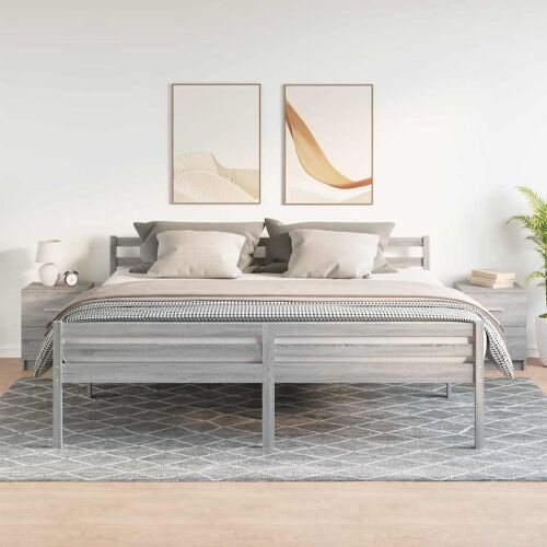 Noćni ormarići 2 kom s 2 ladice sivi Sonoma 40x36x50 cm - Sivi hrast sonoma 2 Cijena