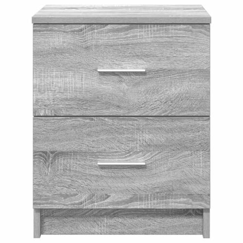 Noćni ormarići 2 kom s 2 ladice sivi Sonoma 40x36x50 cm - Sivi hrast sonoma 2 Cijena