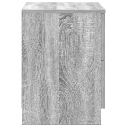 Noćni ormarići 2 kom s 2 ladice sivi Sonoma 40x36x50 cm - Sivi hrast sonoma 2 Cijena