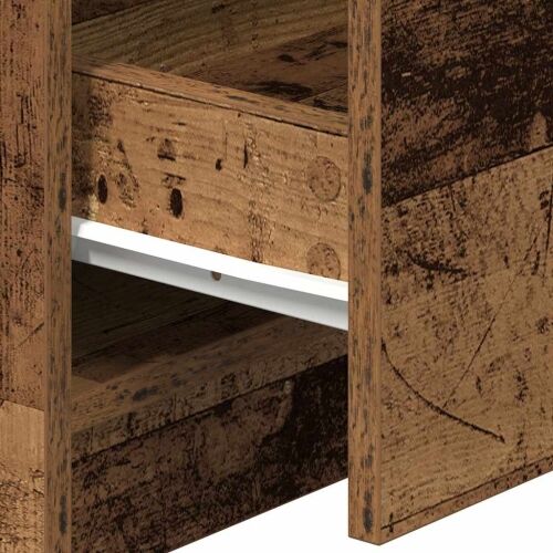 Noćni ormarići 2 kom s 2 ladice staro drvo 40x36x50 cm - Staro drvo 2 Cijena