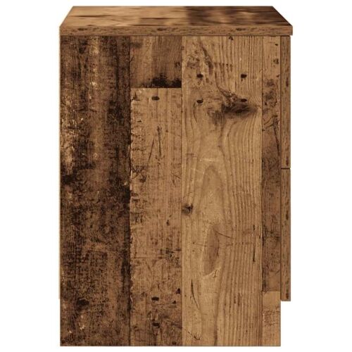 Noćni ormarići 2 kom s 2 ladice staro drvo 40x36x50 cm - Staro drvo 2 Cijena