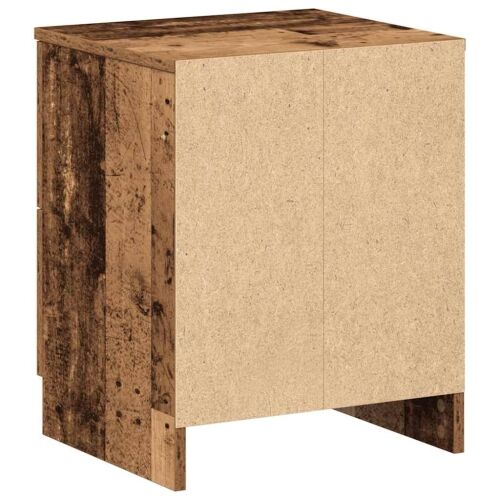 Noćni ormarići 2 kom s 2 ladice staro drvo 40x36x50 cm - Staro drvo 2 Cijena