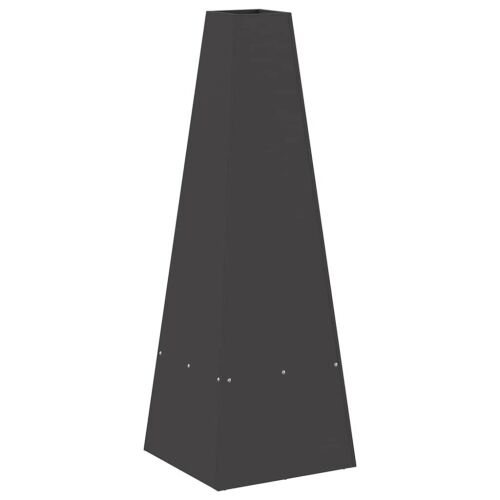 Vatra zdjela Crna 35 x 35 x 100 cm Otporni čelik - Čelik s hladno valjanom površinom/crna 35 x 35 x 100 cm Cijena