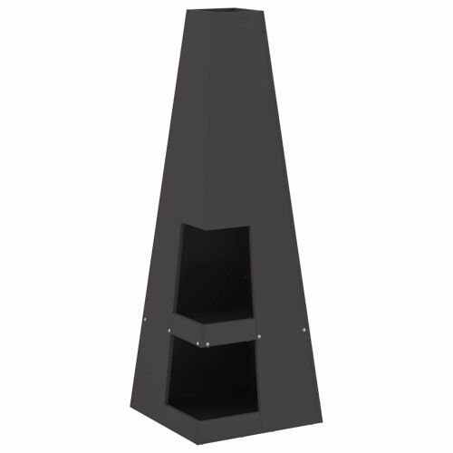 Vatra zdjela Crna 35 x 35 x 100 cm Otporni čelik - Čelik s hladno valjanom površinom/crna 35 x 35 x 100 cm Cijena