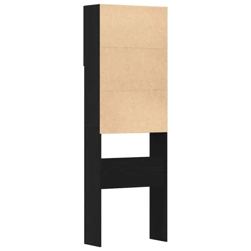 Ormarić za perilicu rublja crni hrast 64x24x190 cm inženjerski drvo - Crni hrast Cijena