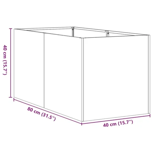 Sadilica 40x80x40 cm od nehrđajućeg čelika - Nehrđajući čelik 40 x 80 x 40 cm Cijena