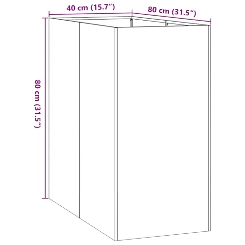 Sadilica 40x80x80 cm od nehrđajućeg čelika - Nehrđajući čelik 40 x 80 x 80 cm Cijena