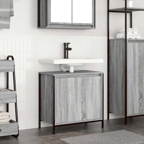 Ormarić za Lavabo - Umivaonik u kupaonici sivi Sonoma 60x34,5x60 cm - Sivi hrast sonoma 1 Sivi hrast sonoma Cijena
