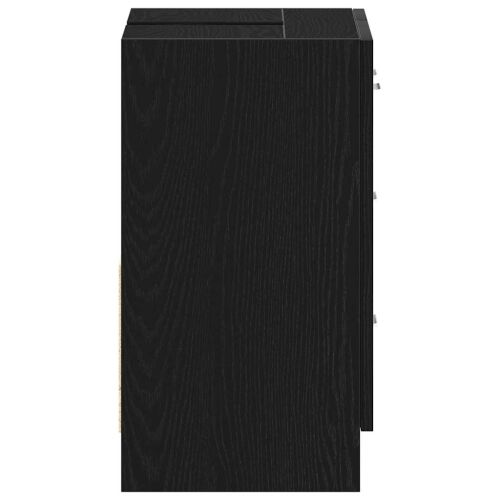 Ormarić za Lavabo - Umivaonik crni hrast 63x30x54 cm inženjerski drvo - Crni hrast 1 1 Crni hrast Cijena