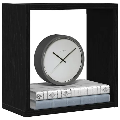 Zidne kockaste police 2 kom crni hrast 30x15x30 cm inženjersko drvo - Crni hrast 30 x 15 x 30 cm 2 Cijena
