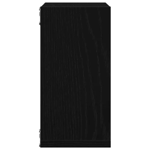 Zidne kockaste police 2 kom crni hrast 30x15x30 cm inženjersko drvo - Crni hrast 30 x 15 x 30 cm 2 Cijena