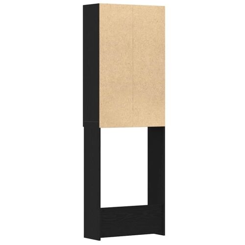 Ormarić za perilicu rublja crni hrast 64x25,5x190 cm - Crni hrast 1 Crni hrast Cijena