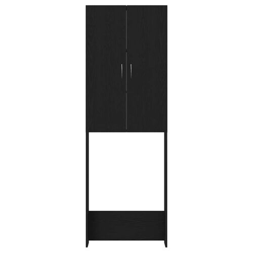 Ormarić za perilicu rublja crni hrast 64x25,5x190 cm - Crni hrast 1 Crni hrast Cijena