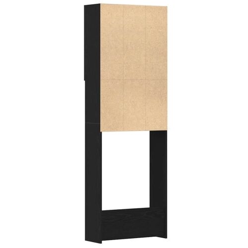 Ormarić za perilicu rublja crni hrast 64x25,5x190 cm - Crni hrast 1 Crni hrast Cijena