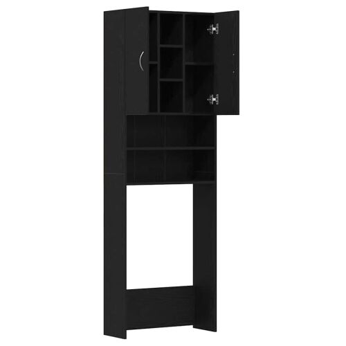 Ormarić za perilicu rublja crni hrast 64x25,5x190 cm - Crni hrast 1 Crni hrast Cijena