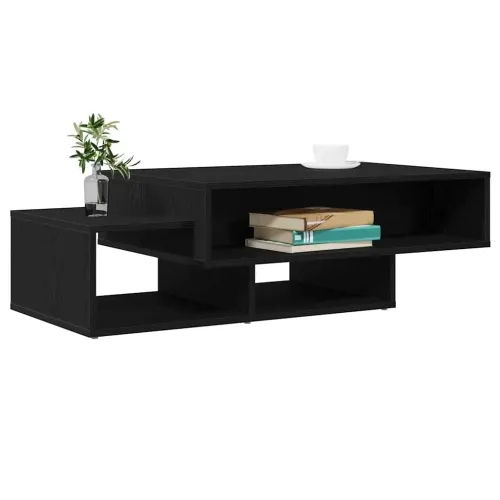 Klub stolić crni hrast 105x55x32 cm inženjerski drvo - Crni hrast Cijena