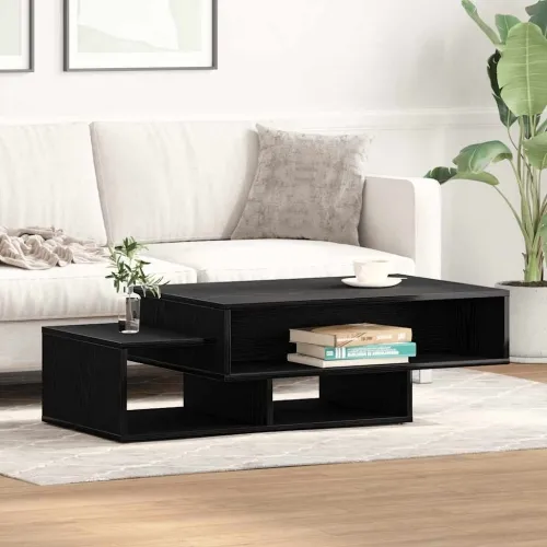 Klub stolić crni hrast 105x55x32 cm inženjerski drvo - Crni hrast Cijena