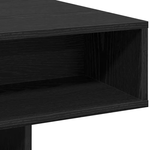 Klub stolić crni hrast 105x55x32 cm inženjerski drvo - Crni hrast Cijena