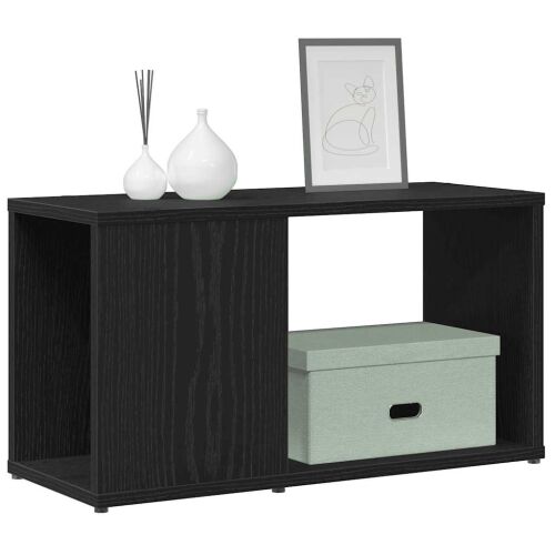 TV ormarić crni hrast 60x24x32 cm inženjerski drvo - Crni hrast 60 x 24 x 32 cm Cijena