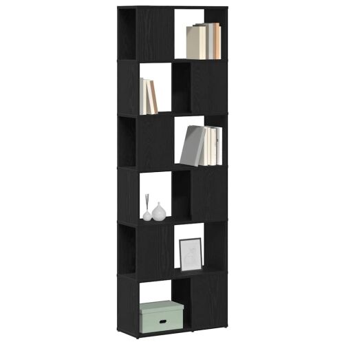 Ormar za knjige/Pregrada za sobu crni hrast 60x24x186 cm - Crni hrast 60 x 24 x 186 cm Cijena