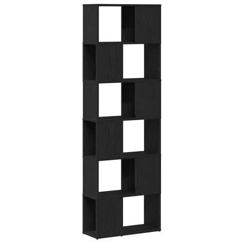 Ormar za knjige/Pregrada za sobu crni hrast 60x24x186 cm - Crni hrast 60 x 24 x 186 cm Cijena