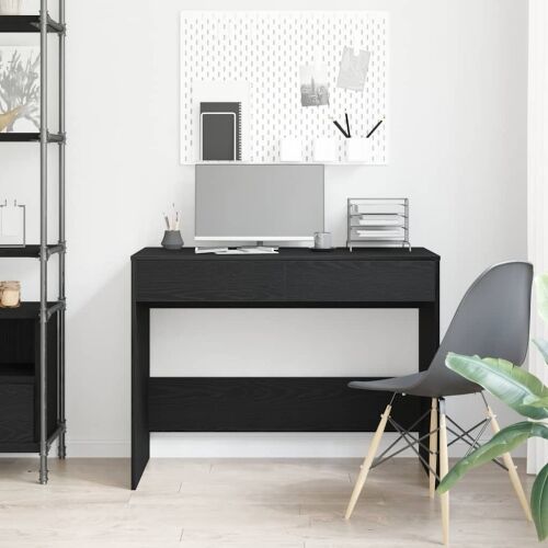 Radni stol Crni hrast 101x50x76,5 cm Konstruirano drvo - Crni hrast Cijena