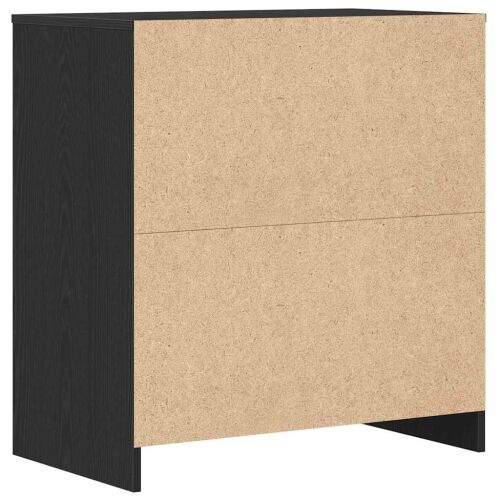 Komoda crni hrast 70x41x75 cm Inženirsko drvo - Crni hrast Cijena