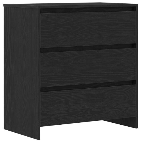 Komoda crni hrast 70x41x75 cm Inženirsko drvo - Crni hrast Cijena