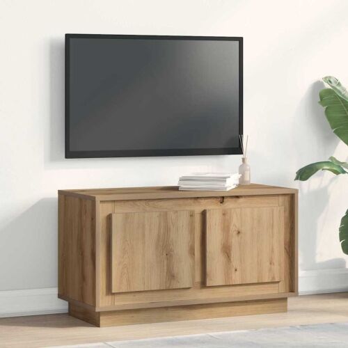 TV ormar 80 x 35 x 45 cm hrast artisan Konstruirano drvo - hrast artisan Cijena