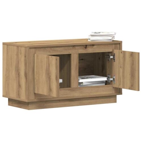 TV ormar 80 x 35 x 45 cm hrast artisan Konstruirano drvo - hrast artisan Cijena