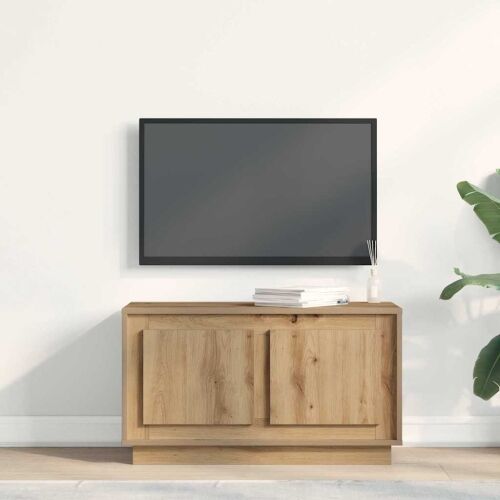 TV ormar 80 x 35 x 45 cm hrast artisan Konstruirano drvo - hrast artisan Cijena