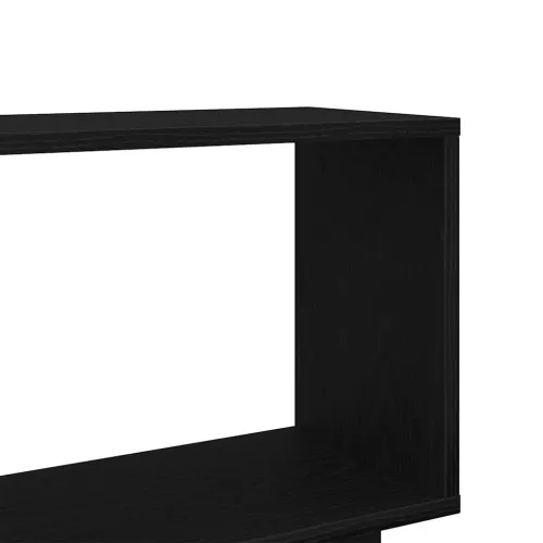 Polica za knjige crni hrast 80x24x96 cm Inženirsko drvo - Crni hrast Cijena
