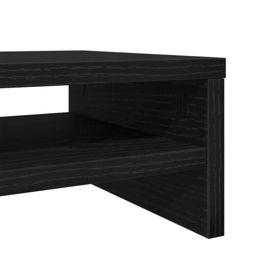 Stalak za monitor Crni hrast 42x24x13 cm Konstruirano drvo - Crni hrast Cijena