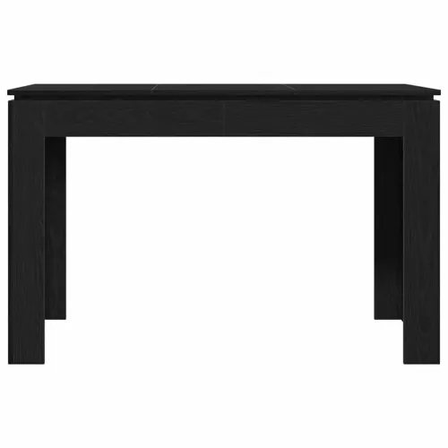 Blagovaonski stol Crni hrast 120x60x76 cm Konstruirano drvo - Crni hrast Cijena