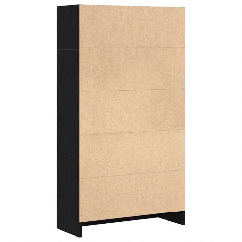 Biblioteka crni hrast 60x24x109 cm Inženirsko drvo - Crni hrast 109 cm 60 cm Cijena