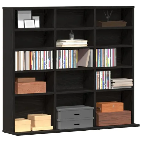 CD stalak – Ormarić za CD-ove crni hrast 100x23x89,5 cm inženjerski drvo - Crni hrast 100 x 23 x 89.5 cm Cijena