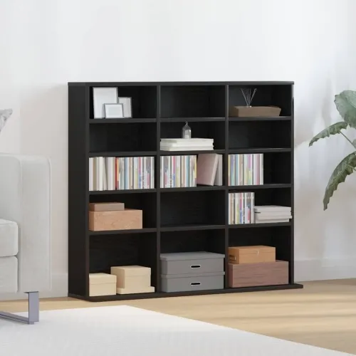 CD stalak – Ormarić za CD-ove crni hrast 100x23x89,5 cm inženjerski drvo - Crni hrast 100 x 23 x 89.5 cm Cijena