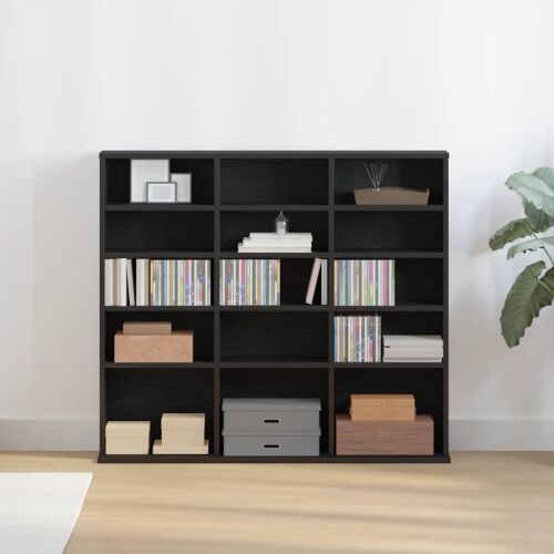 CD stalak – Ormarić za CD-ove crni hrast 100x23x89,5 cm inženjerski drvo - Crni hrast 100 x 23 x 89.5 cm 1 Crni hrast Cijena