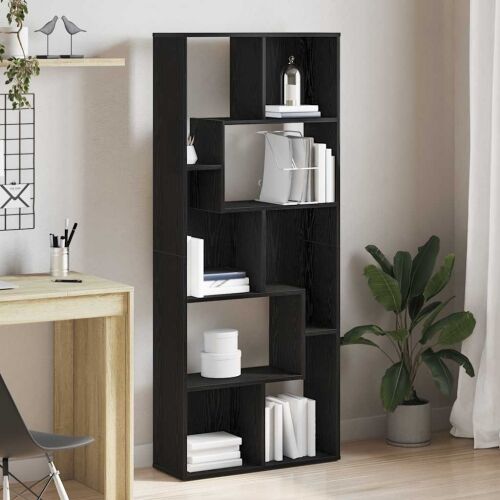 Biblioteka crni hrast 67x24x161 cm Inženirsko drvo - Crni hrast 1 Crni hrast Cijena