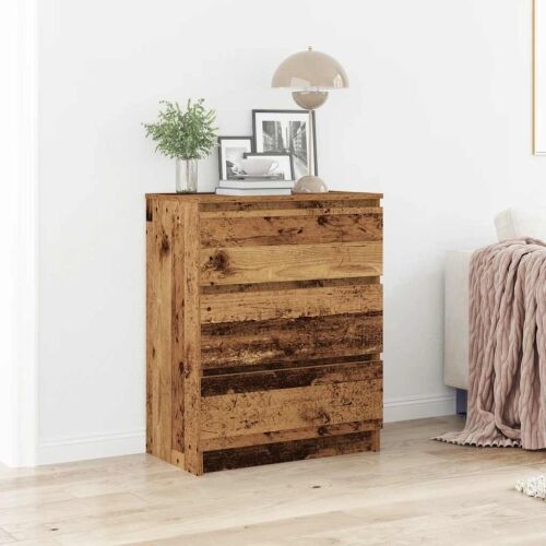Komoda Staro drvo 60x35x76 cm Konstruirano drvo - Staro drvo 1 Staro drvo Cijena