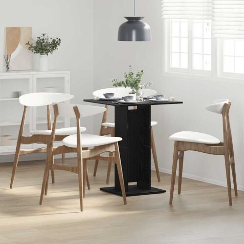 Bistro stol crni hrast 60x60x75 cm inženjerski drvo - Crni hrast 1 Crni hrast Cijena