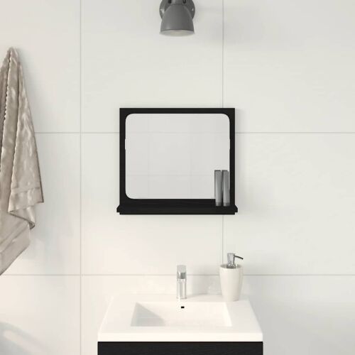 Kupaonsko ogledalo crni hrast 40x10,5x37 cm Inženirsko drvo - Crni hrast 40 x 10.5 x 37 cm 1 Crni hrast Cijena