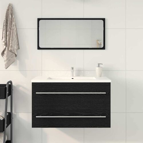 Ormarić za Lavabo - Umivaonik crni hrast 80x38,5x48 cm Konstruirano drvo - Crni hrast 80 x 38.5 x 48 cm 1 1 Cijena