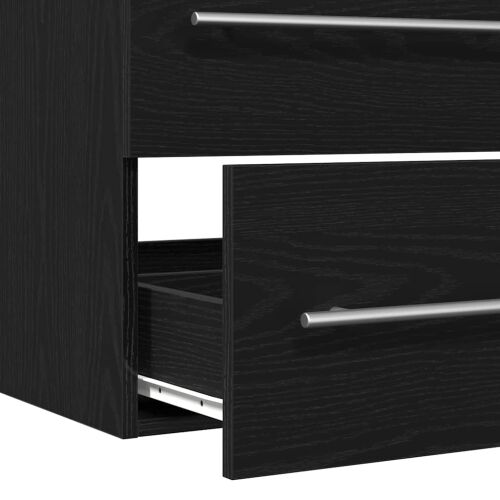 Ormarić za Lavabo - Umivaonik crni hrast 80x38,5x48 cm Konstruirano drvo - Crni hrast 80 x 38.5 x 48 cm 1 1 Cijena
