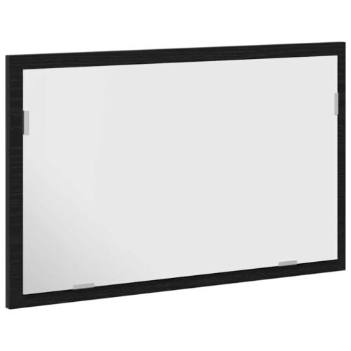 Kupaonsko ogledalo s LED svjetlima crni hrast 60x8,5x37 cm - Crni hrast 1 Crni hrast Cijena