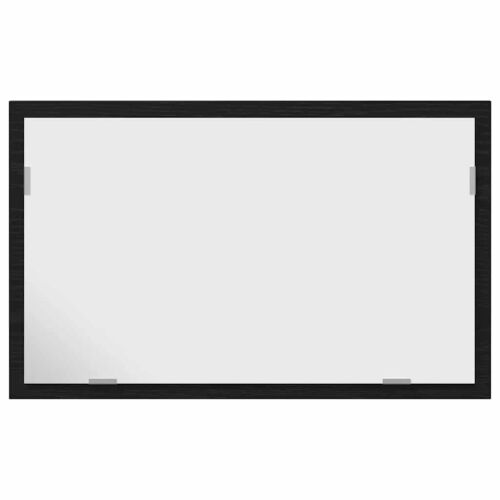 Kupaonsko ogledalo s LED svjetlima crni hrast 60x8,5x37 cm - Crni hrast 1 Crni hrast Cijena