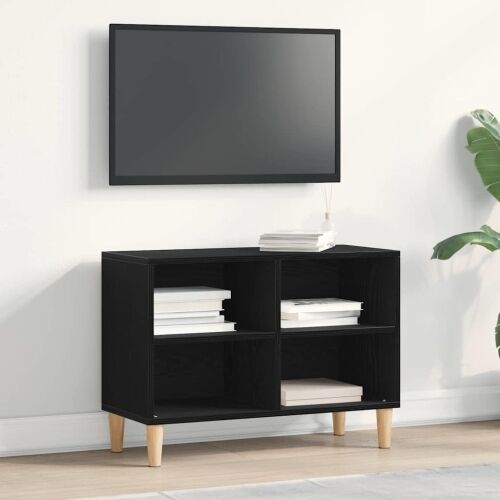 TV ormar 69,5 x 30 x 50 cm Crni hrast Konstruirano drvo - Crni hrast 69,5 cm Cijena