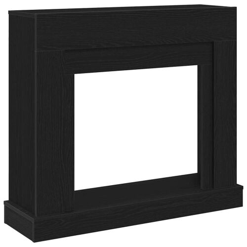 Okvir za kamin crni hrast 100x30x87,5 cm inženjerski drvo - Crni hrast Crni hrast Cijena
